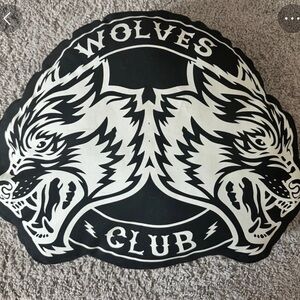 Darc Sport Black and White Wolves Club Pillow
